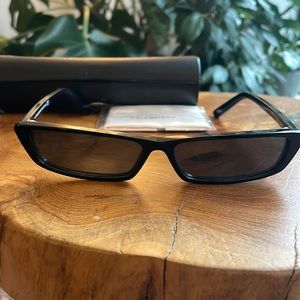 Balenciaga Black BA135 01A raver sunglasses